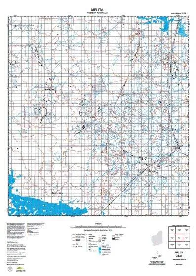 3139 Melita Topographic Map by Landgate (2015)