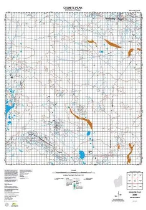 3146 Granite Peak Topographic Map by Landgate (2015)