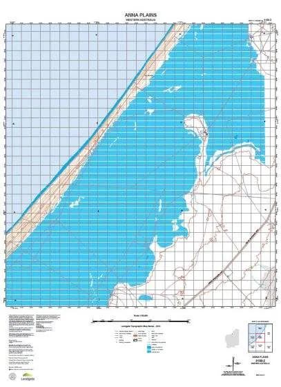 3159-2 Anna Plains Topographic Map by Landgate (2015)