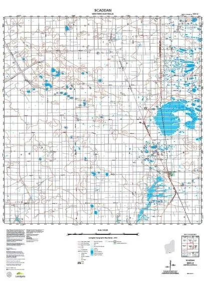 3231-3 Scaddan Topographic Map by Landgate (2015)