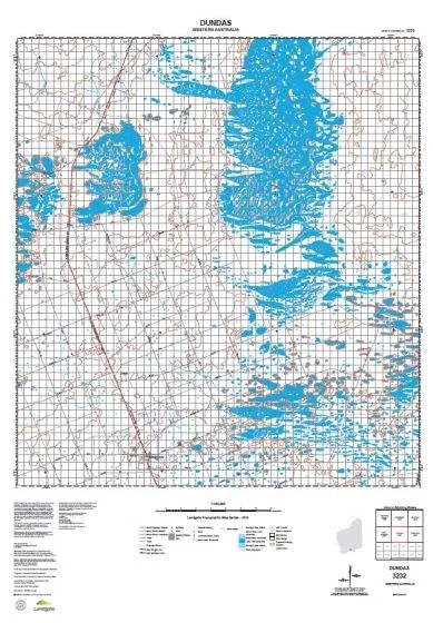 3232 Dundas Topographic Map by Landgate (2015)