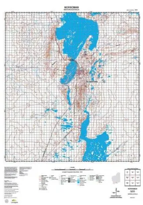 3233 Norseman Topographic Map by Landgate (2015)