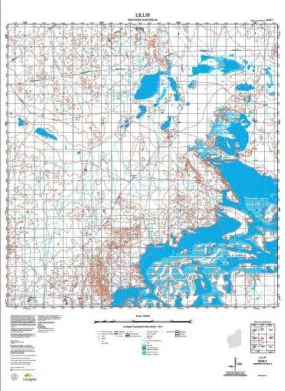 3236-1 Lillis Topographic Map by Landgate (2015)