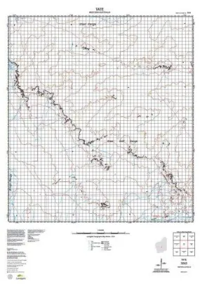 3243 Tate Topographic Map by Landgate (2015)