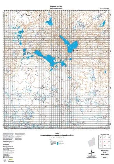 3248 White Lake Topographic Map by Landgate (2015)