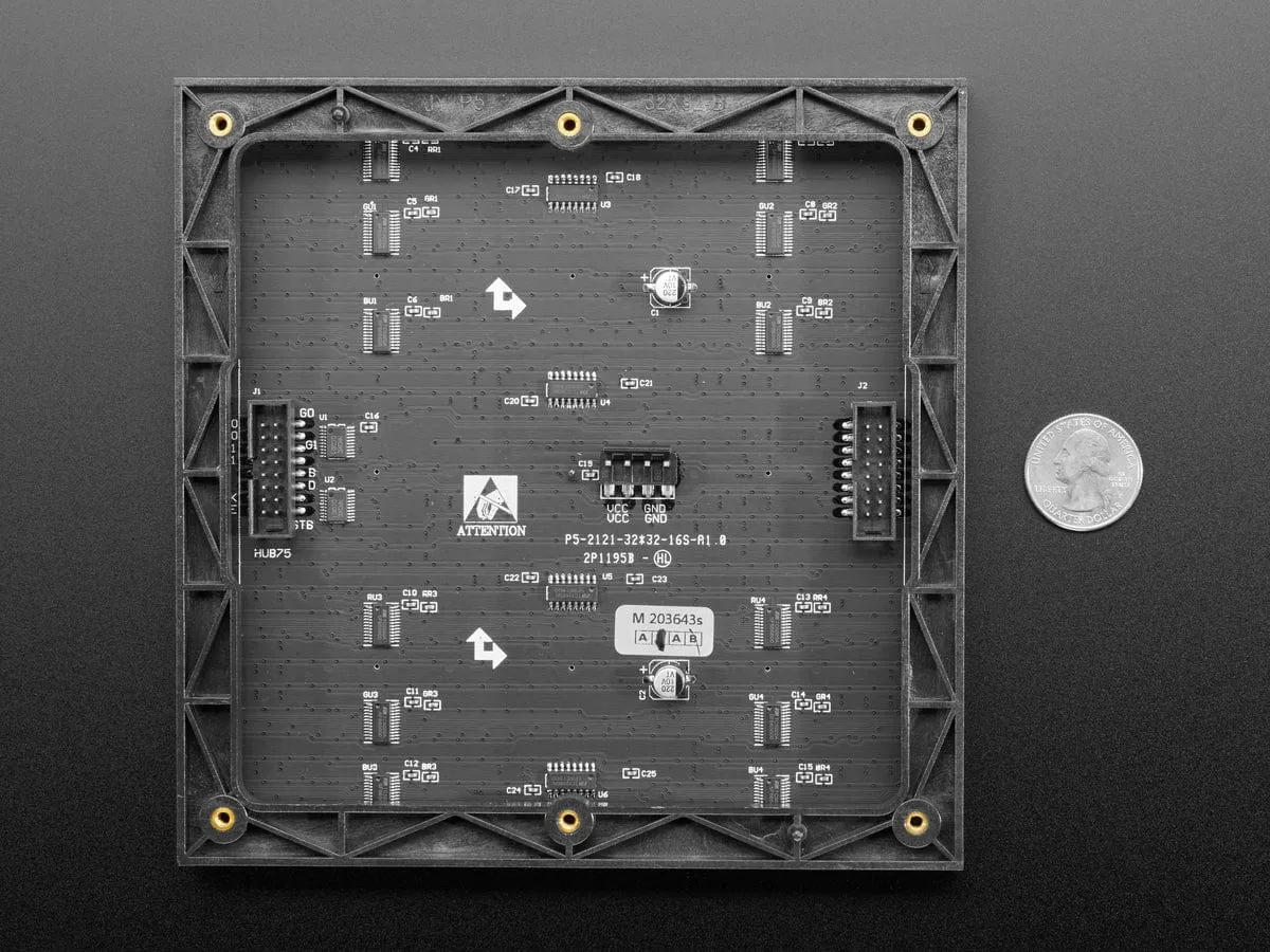 32x32 RGB LED Matrix Panel - 5mm Pitch