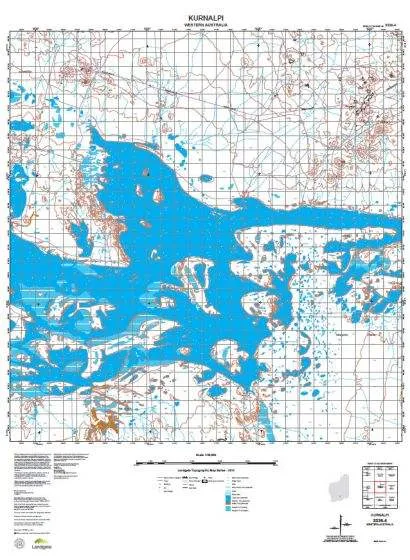 3336-4 Kurnalpi Topographic Map by Landgate (2015)