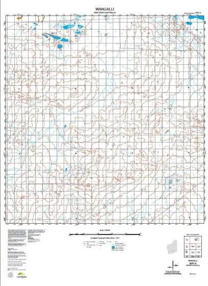 3337-4 Wangalli Topographic Map by Landgate (2015)