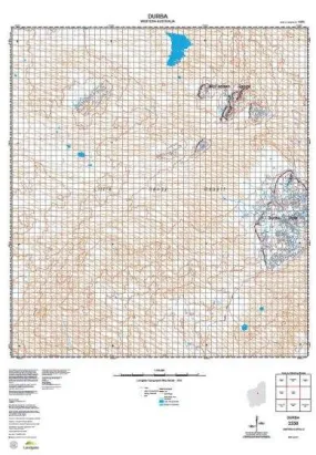 3350 Durba Topographic Map by Landgate (2015)