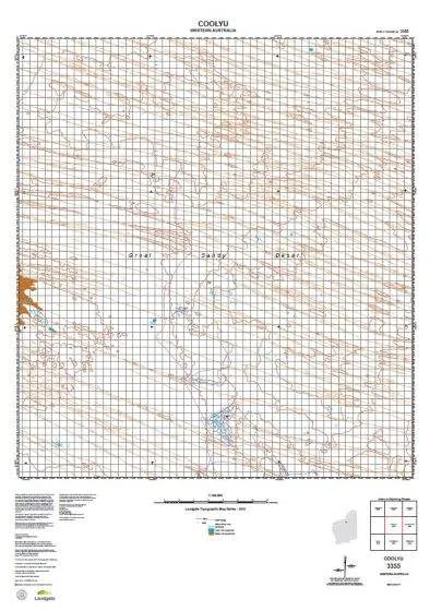 3355 Coolyu Topographic Map by Landgate (2015)