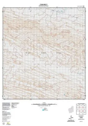 3356 Chauncy Topographic Map by Landgate (2015)