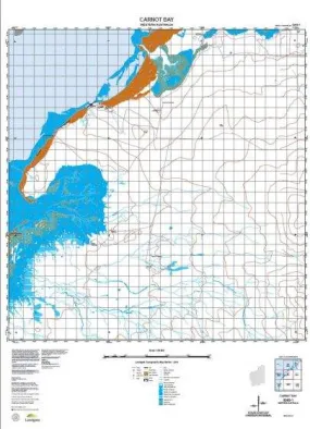 3363-1 Carnot Bay Topographic Map by Landgate (2015)
