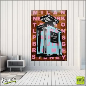50 Shades 140cm x 100cm Vintage Book Pop art Painting (SOLD)