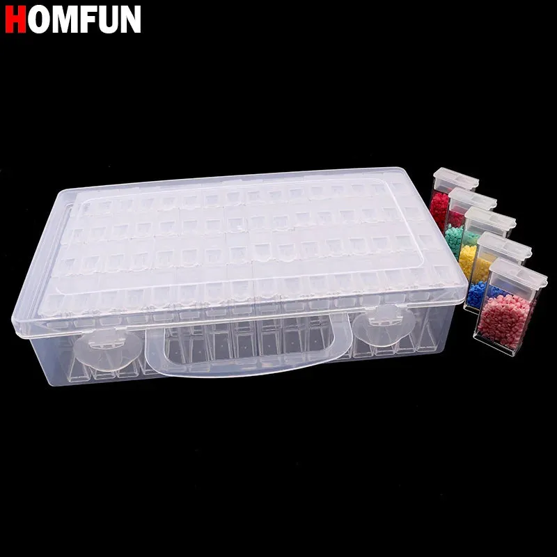 64 Grid Diamond Storage Box - Diamond Painting Accessories, Plastic Storage Box