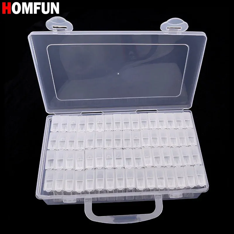 64 Grid Diamond Storage Box - Diamond Painting Accessories, Plastic Storage Box