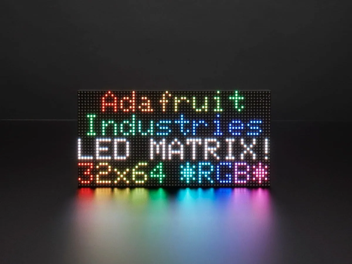 64x32 RGB LED Matrix - 3mm pitch
