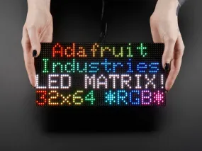 64x32 RGB LED Matrix - 4mm pitch