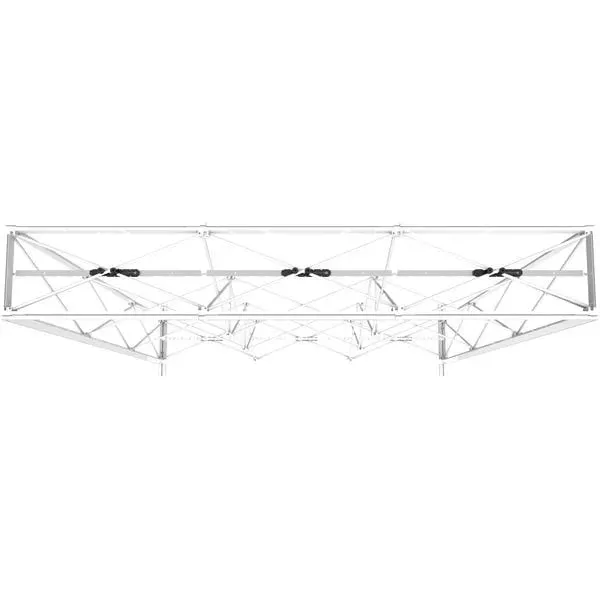 8' Embrace Backlit Trade Show Display - Hardware Kit