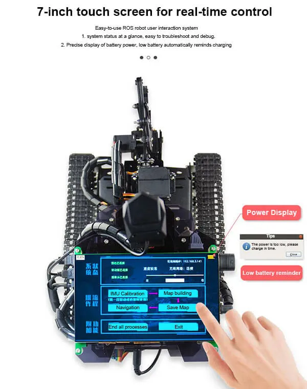 A1 ROS Robot car Python programming with Lidar Depth camera for Jetson NANO 4GB