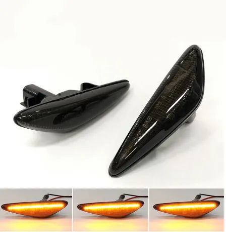Abarth 124 Spider LED Side Indicators Smoked & Clear Lens