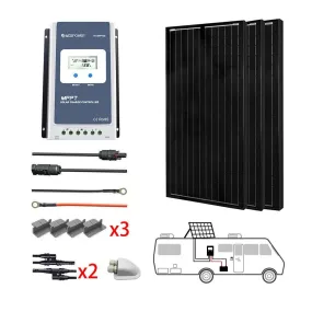 ACOPOWER 300W Mono Solar RV Kits, 30A MPPT Charge Controller (3x100W 30A)