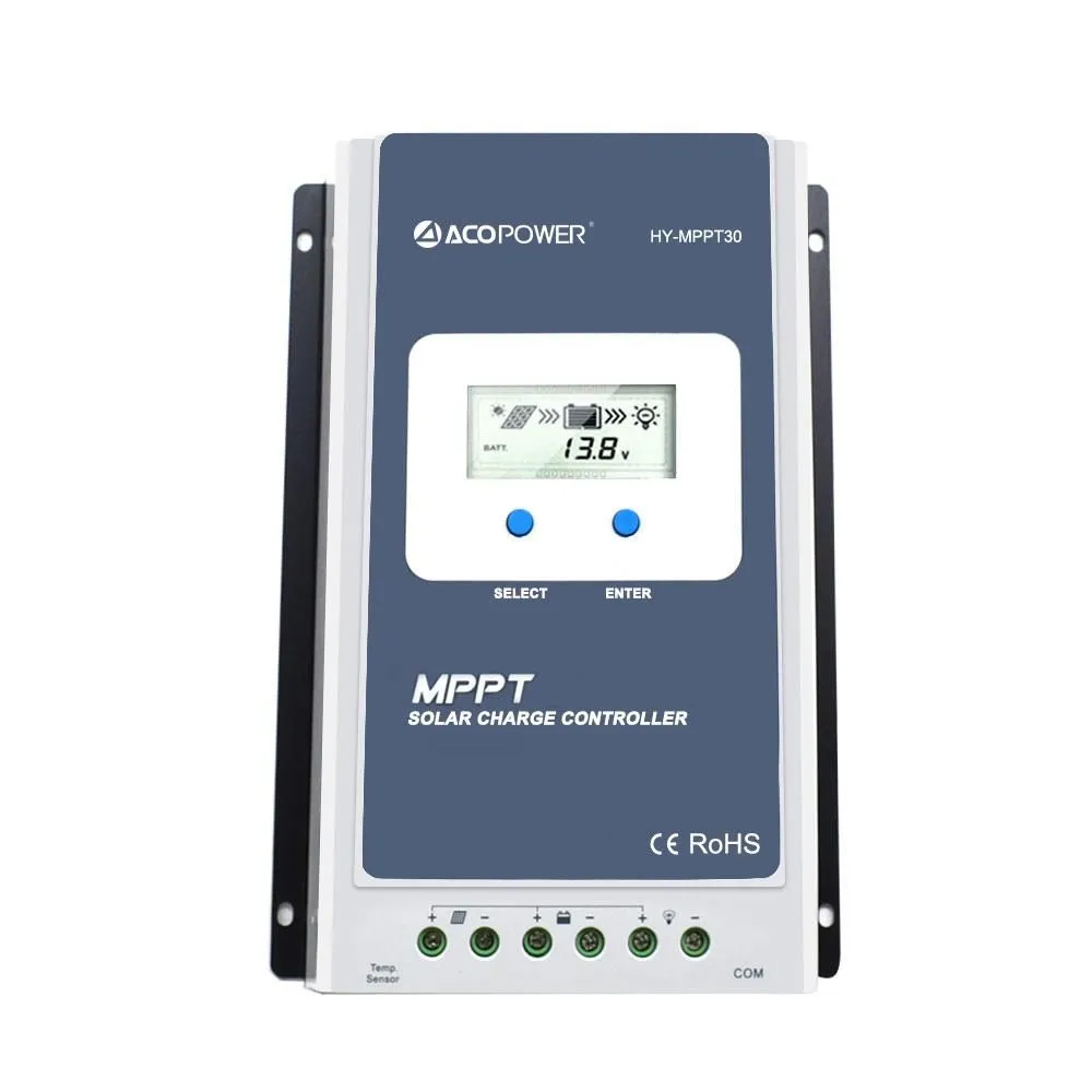 ACOPOWER 300W Mono Solar RV Kits, 30A MPPT Charge Controller (3x100W 30A)