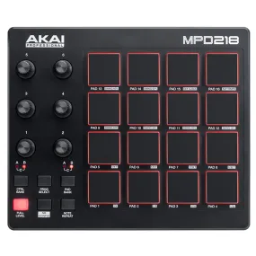 Akai MPD218 16-Pad MIDI Controller