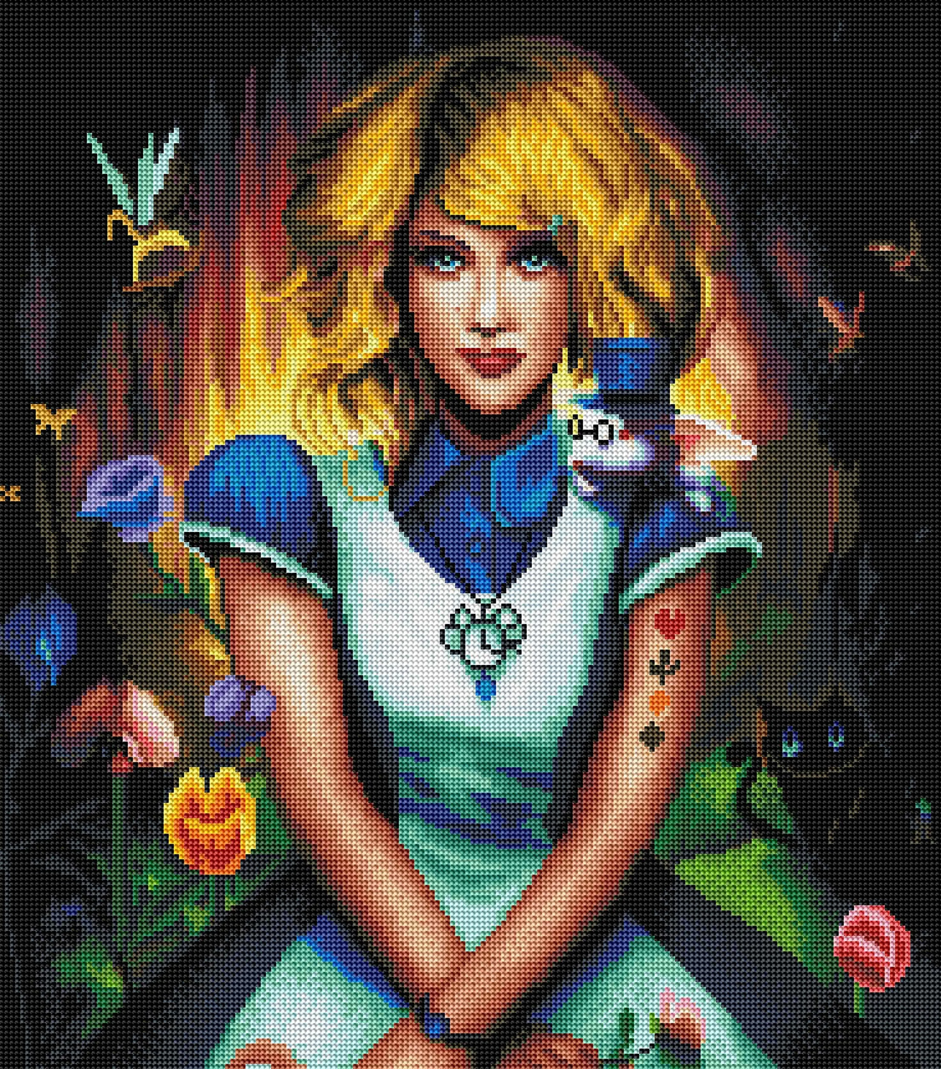 Alice in Wonderland by JoJoes, Diamond Art Kit