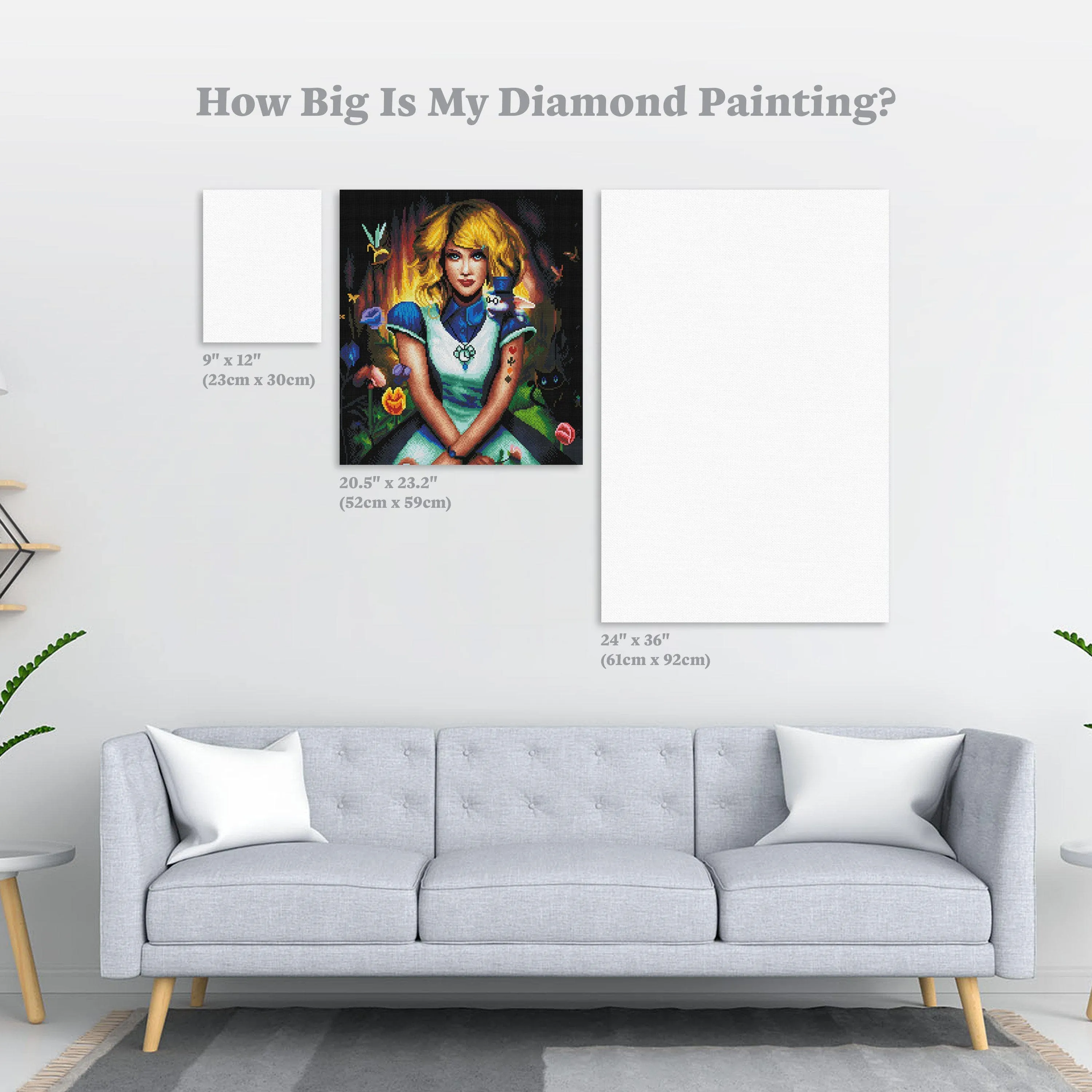 Alice in Wonderland by JoJoes, Diamond Art Kit
