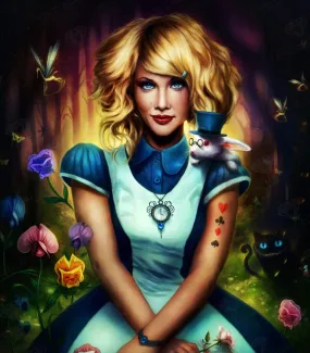 Alice in Wonderland by JoJoes, Diamond Art Kit