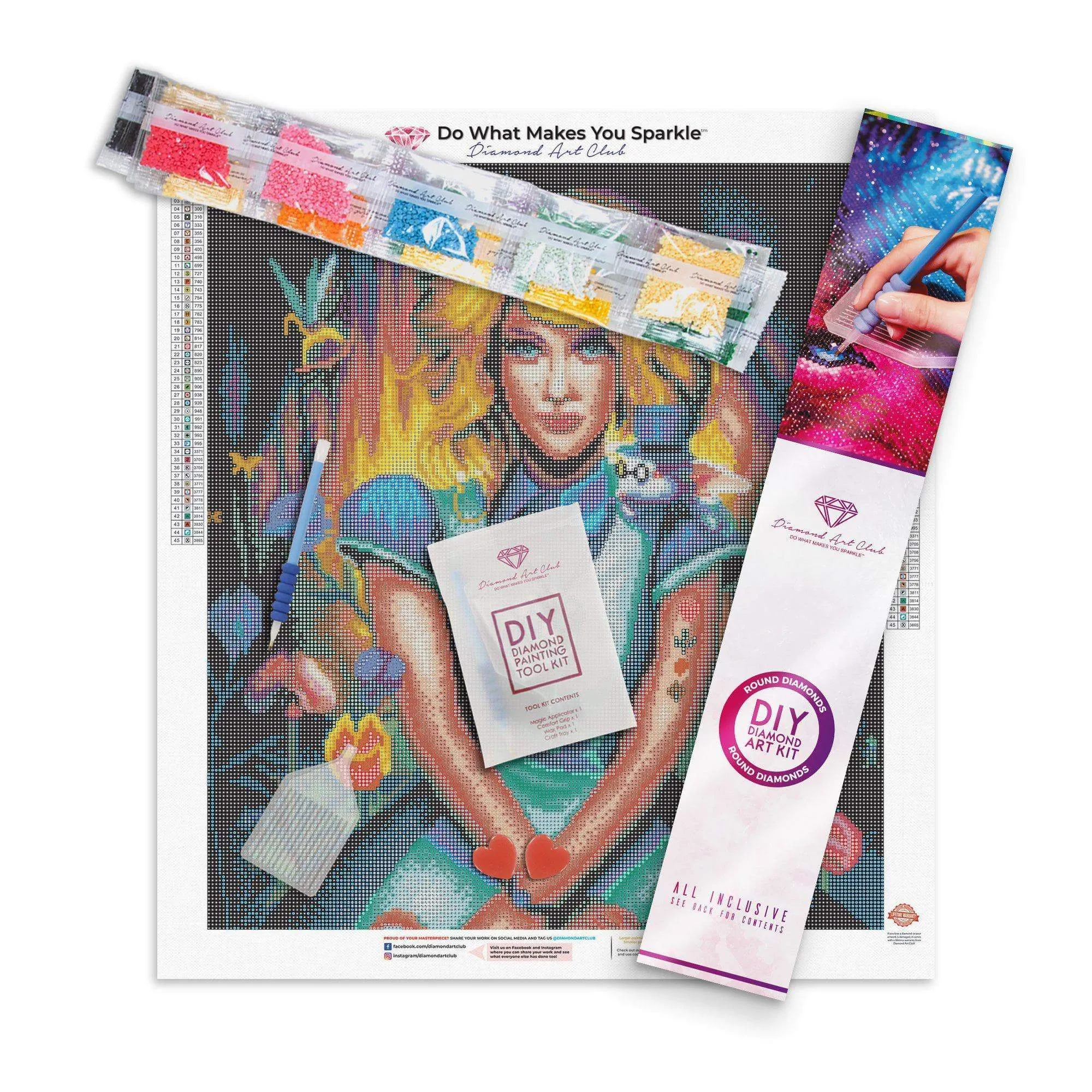 Alice in Wonderland by JoJoes, Diamond Art Kit