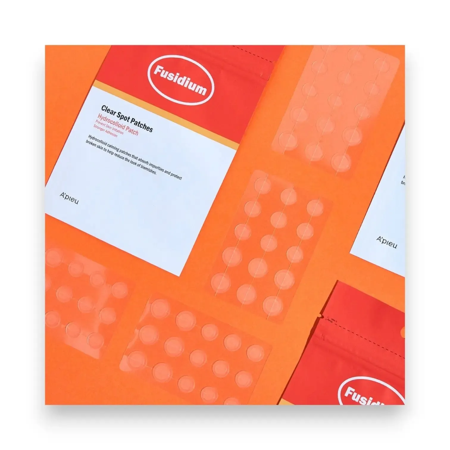 Apieu Fusidium Patches Hydrocolloid 72 Patches