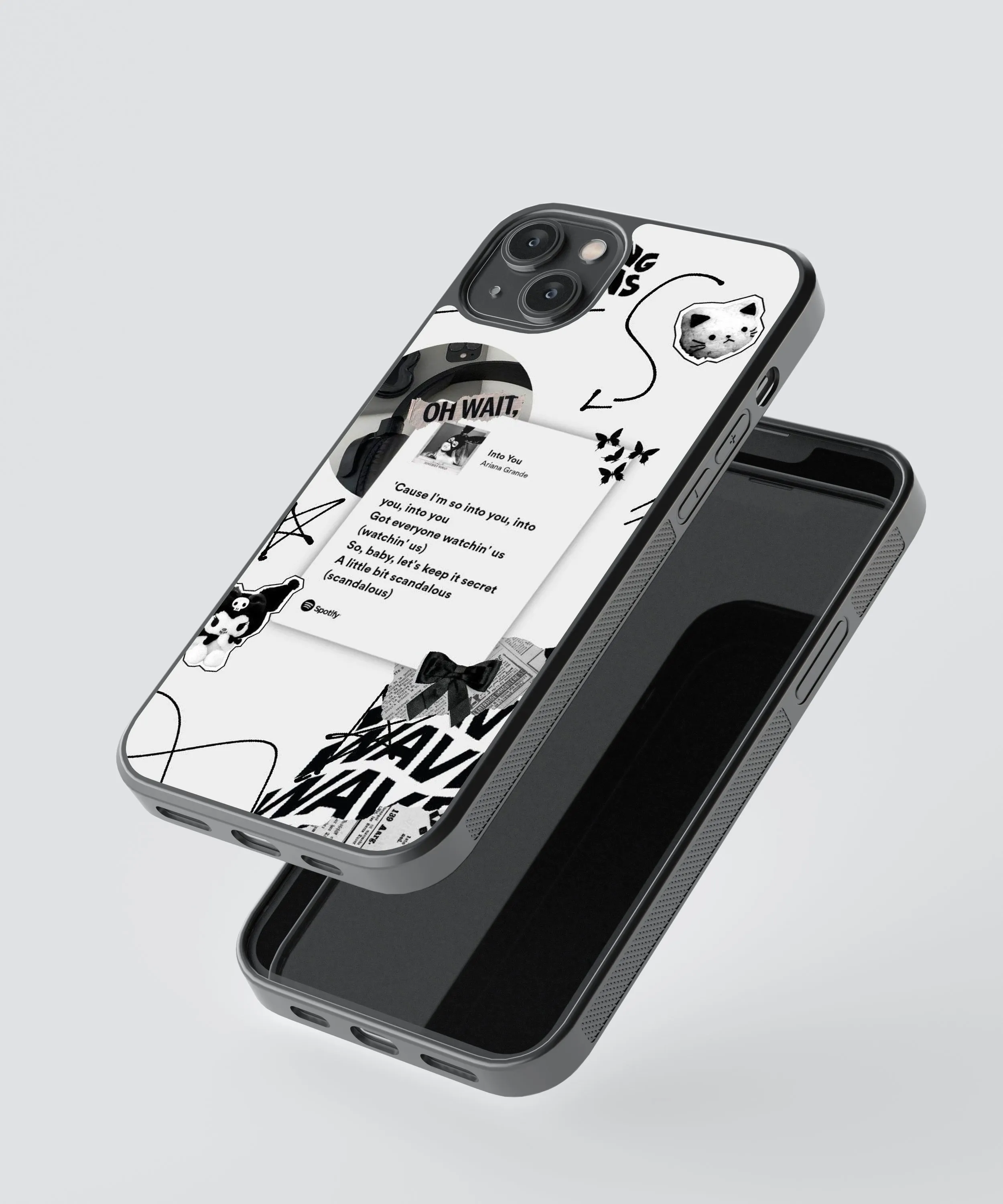 Ariana Grande Into You Spotify Glass Phone Case Cover