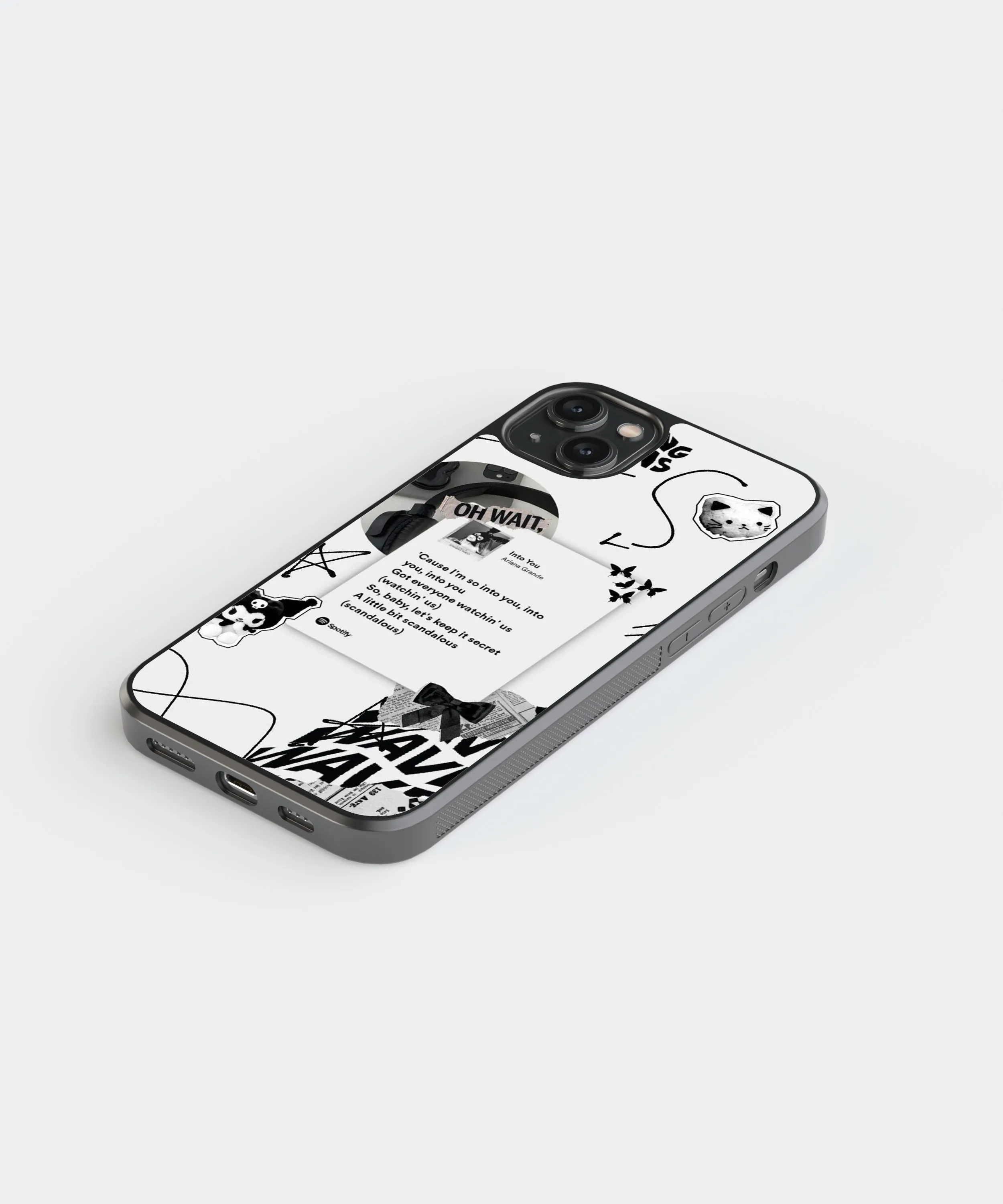 Ariana Grande Into You Spotify Glass Phone Case Cover