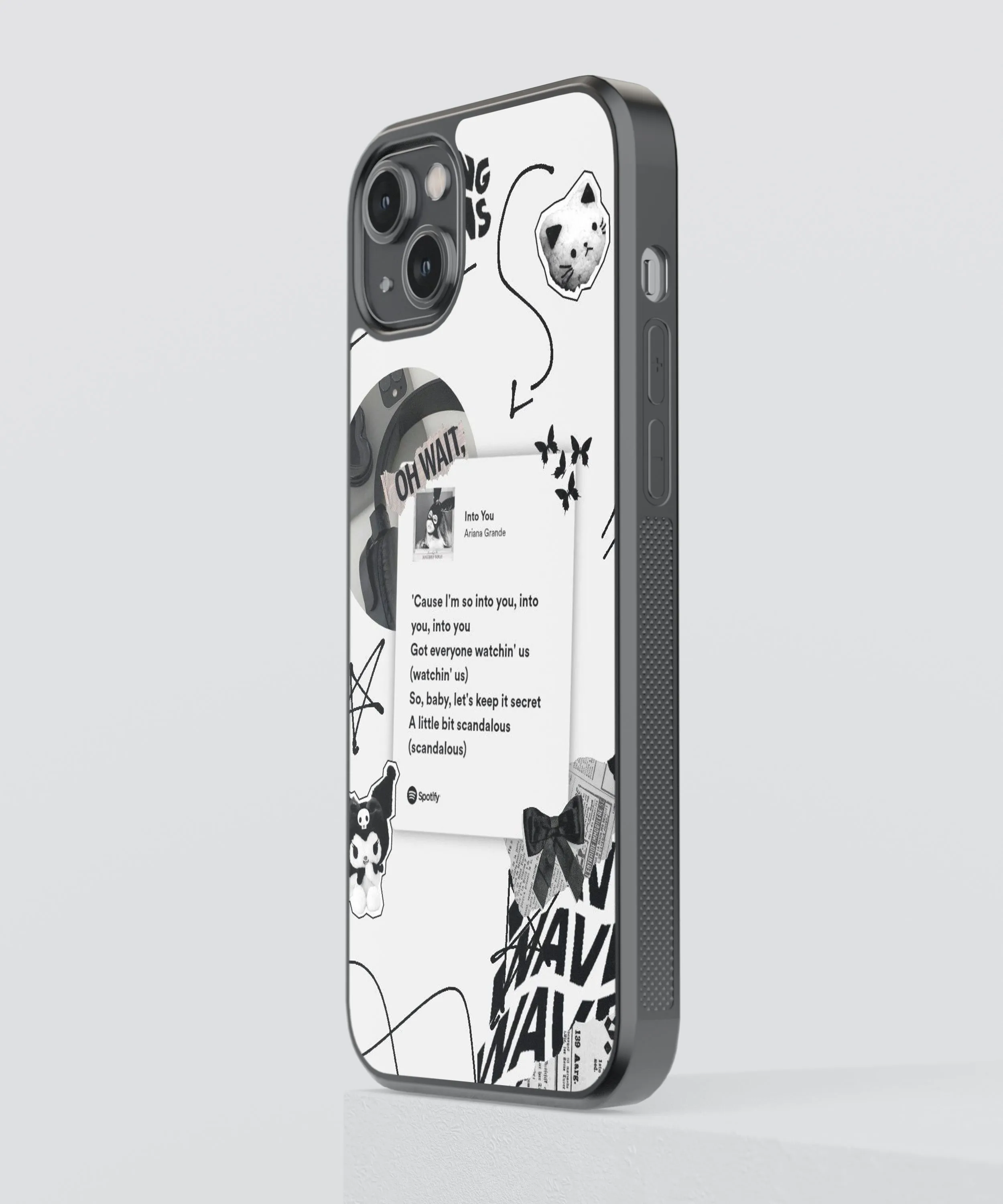 Ariana Grande Into You Spotify Glass Phone Case Cover