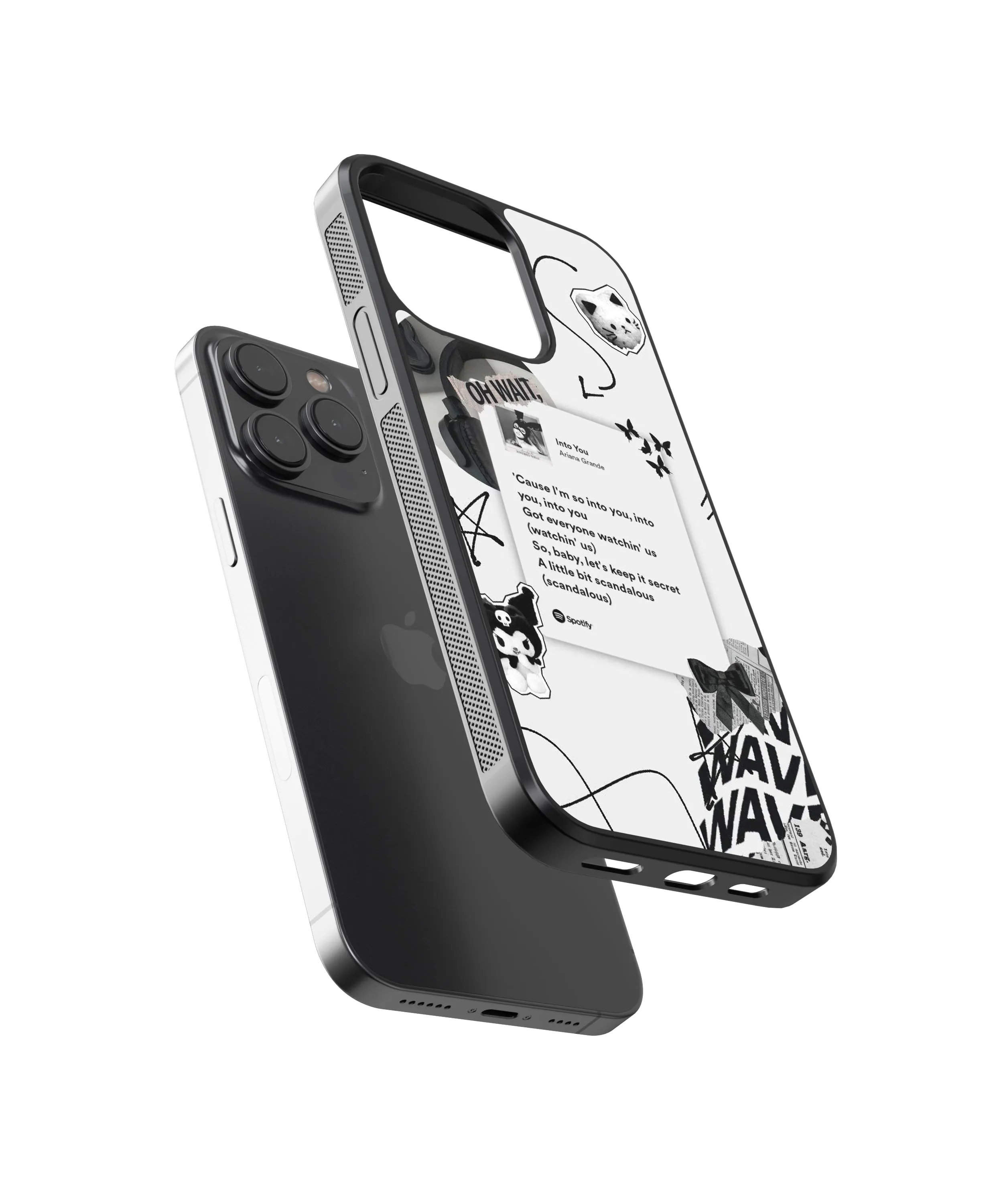 Ariana Grande Into You Spotify Glass Phone Case Cover