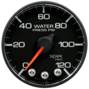 AutoMeter P349328 GAUGE; WATER PRESS; 2 1/16in.; 120PSI; STEPPER MOTOR W/PK/WARN; SENSOR NOT INCL