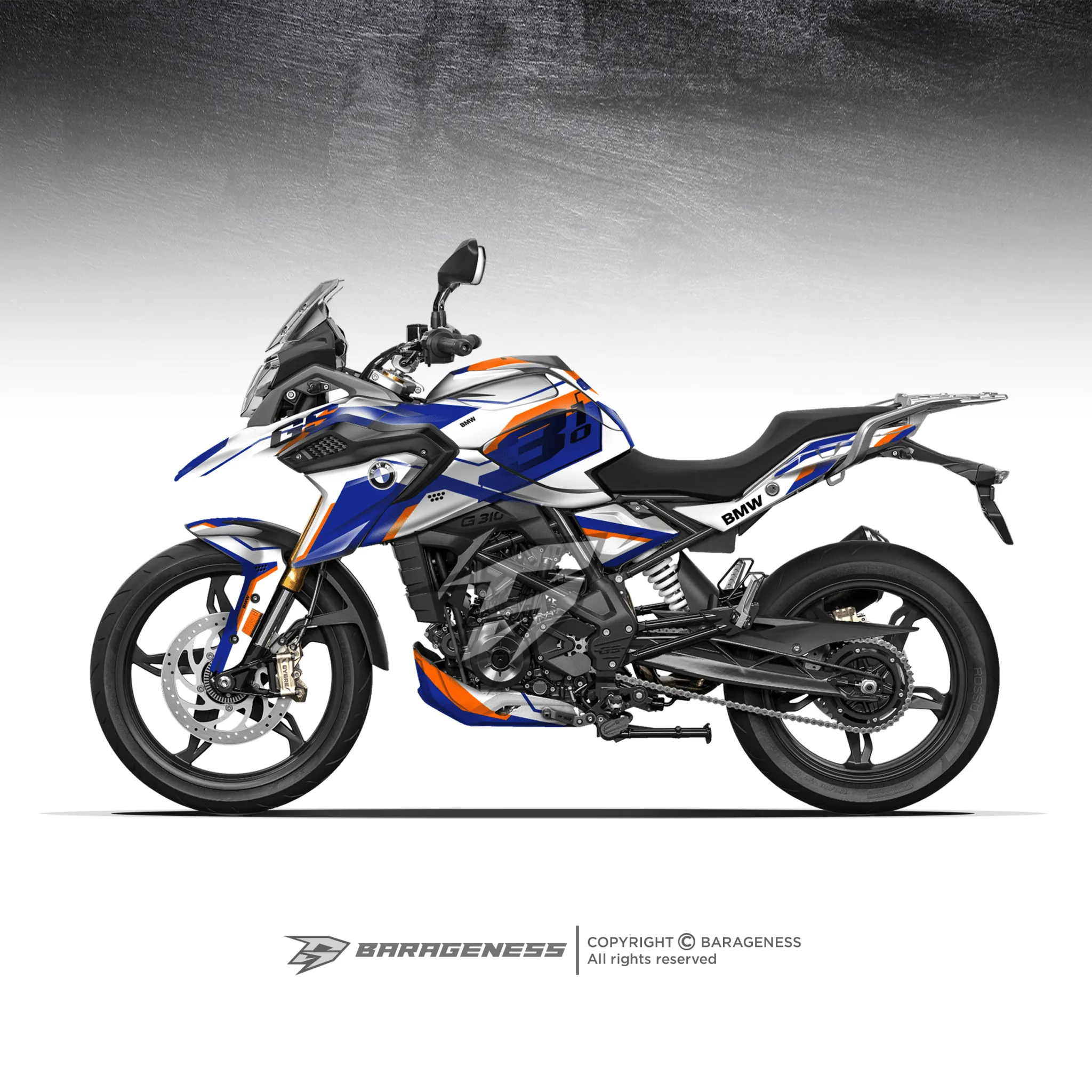 Barageness - BMW 310GS Automotive Graphics