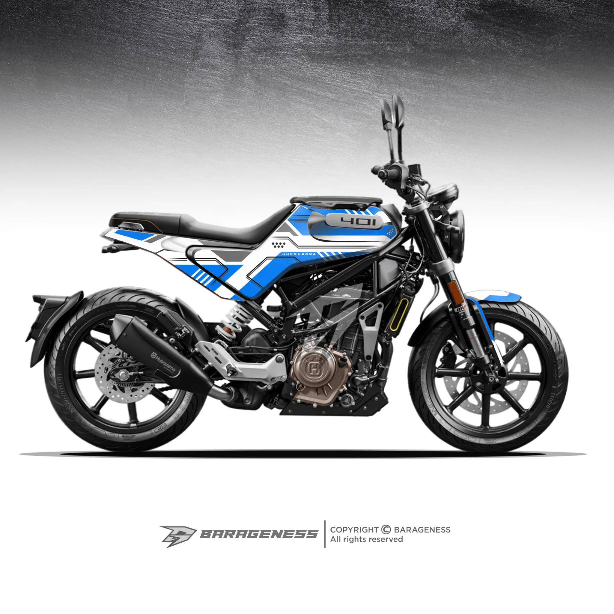 Barageness - Husqvarna Svartpilen/ Vitpilen Automotive Graphics