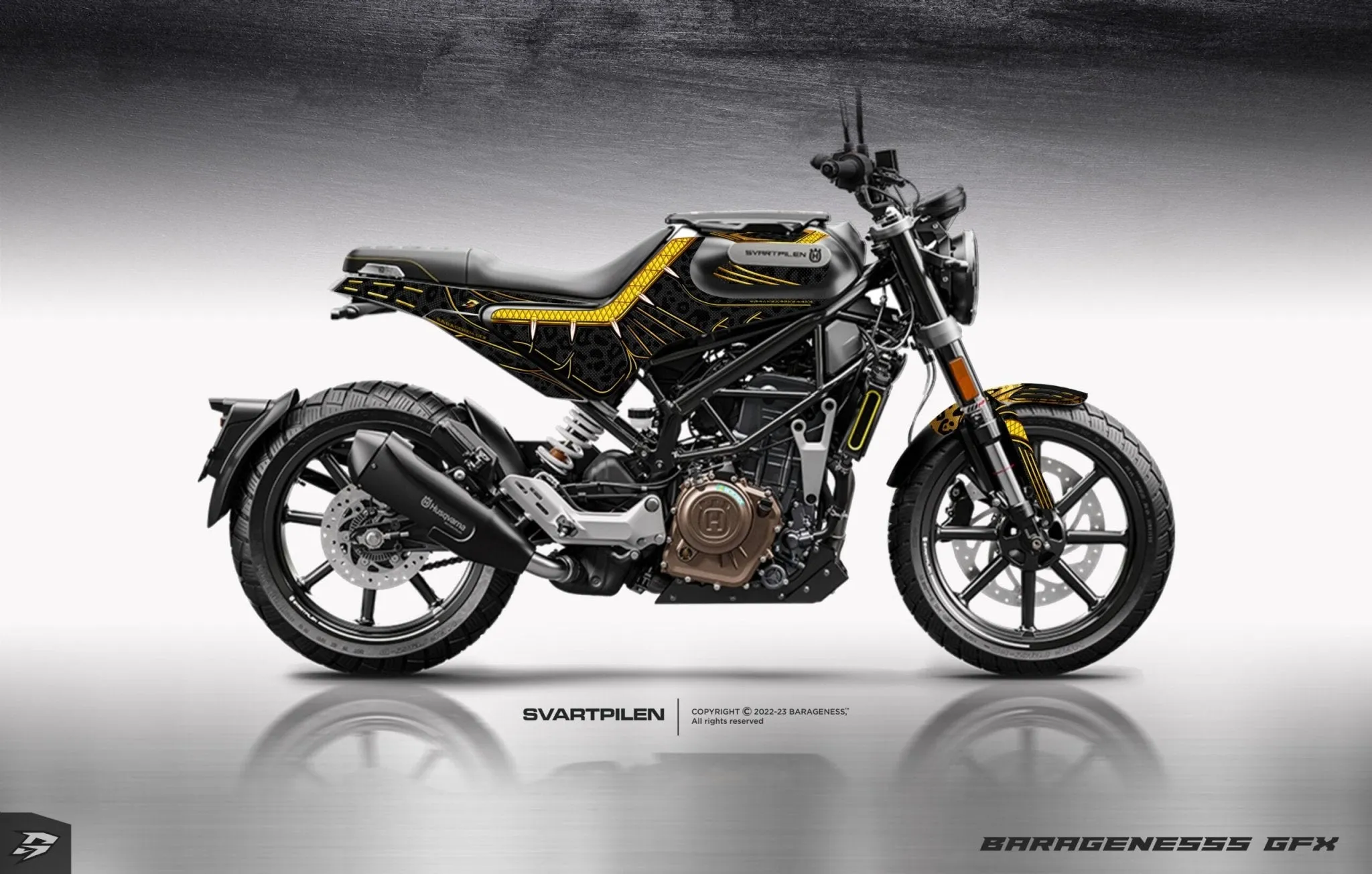 Barageness - Husqvarna Svartpilen/ Vitpilen Automotive Graphics