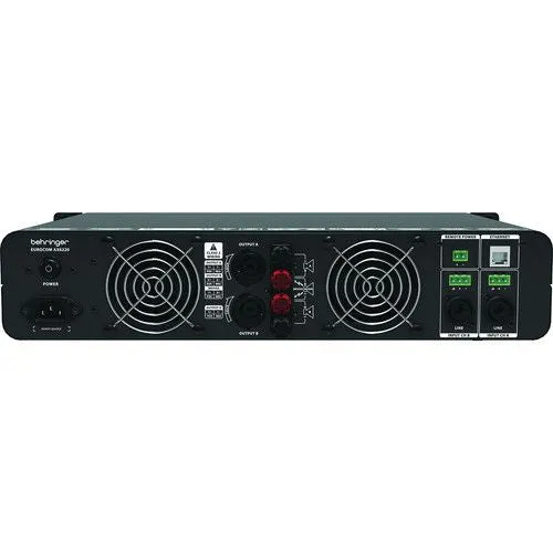 Behringer AX6220 Eurocom Low Impedance Stereo Power Amplifier OPEN BOX