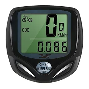 Bicycle Speedometer and Odometer Wireless Waterproof Cycle Bike Computer with LCD Display & Multi-Functions by YS