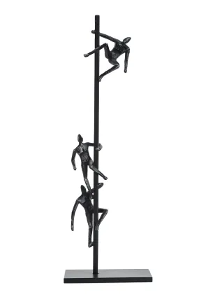 Black Iron Sculpture | Liang & Eimil Climb