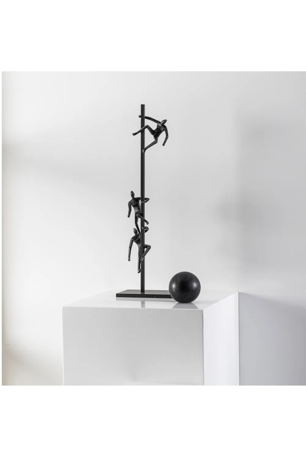 Black Iron Sculpture | Liang & Eimil Climb