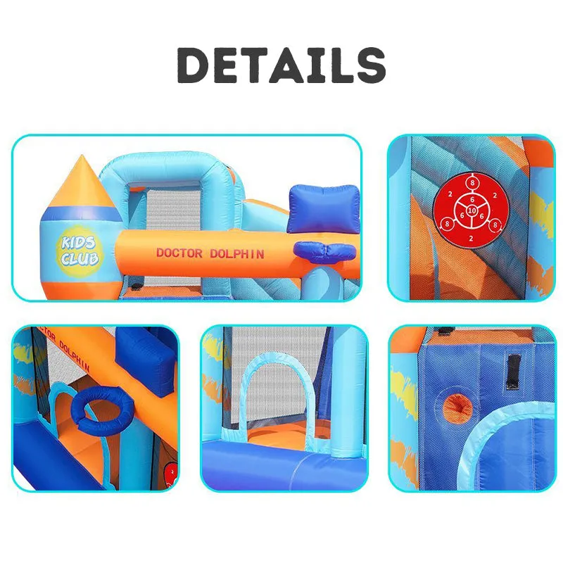 Bouncy Castle Trampoline for Kids Inflatable Jumping Castle Indoor Playground for Kids