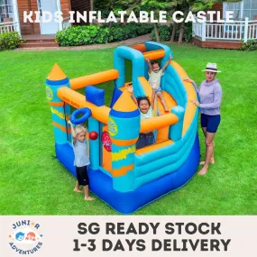 Bouncy Castle Trampoline for Kids Inflatable Jumping Castle Indoor Playground for Kids