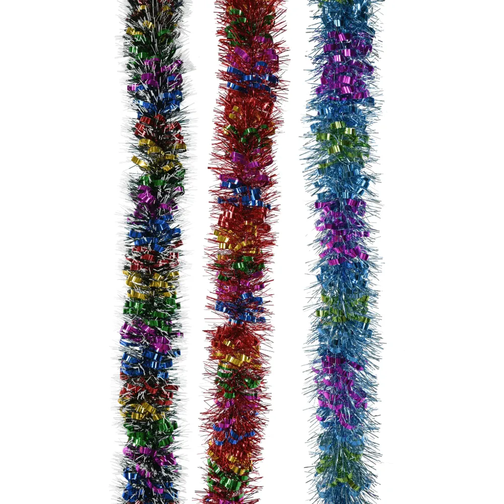 Bubblegum Multicoloured Tinsel Asst (2m)