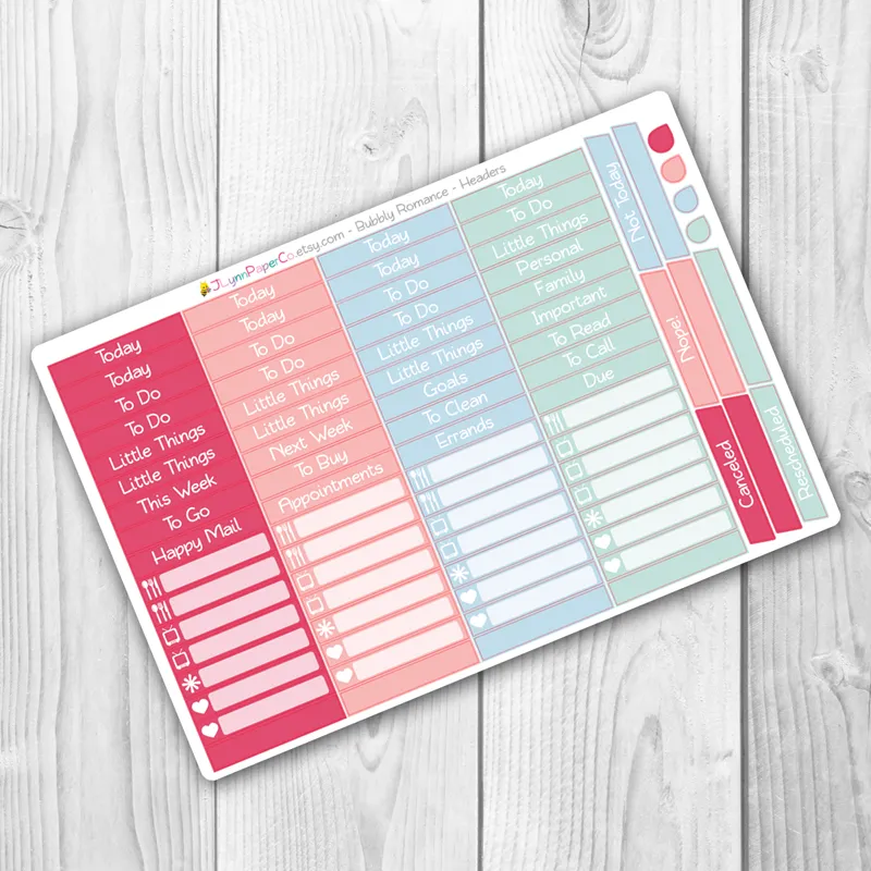 Bubbly Romance WEEKLY Kit