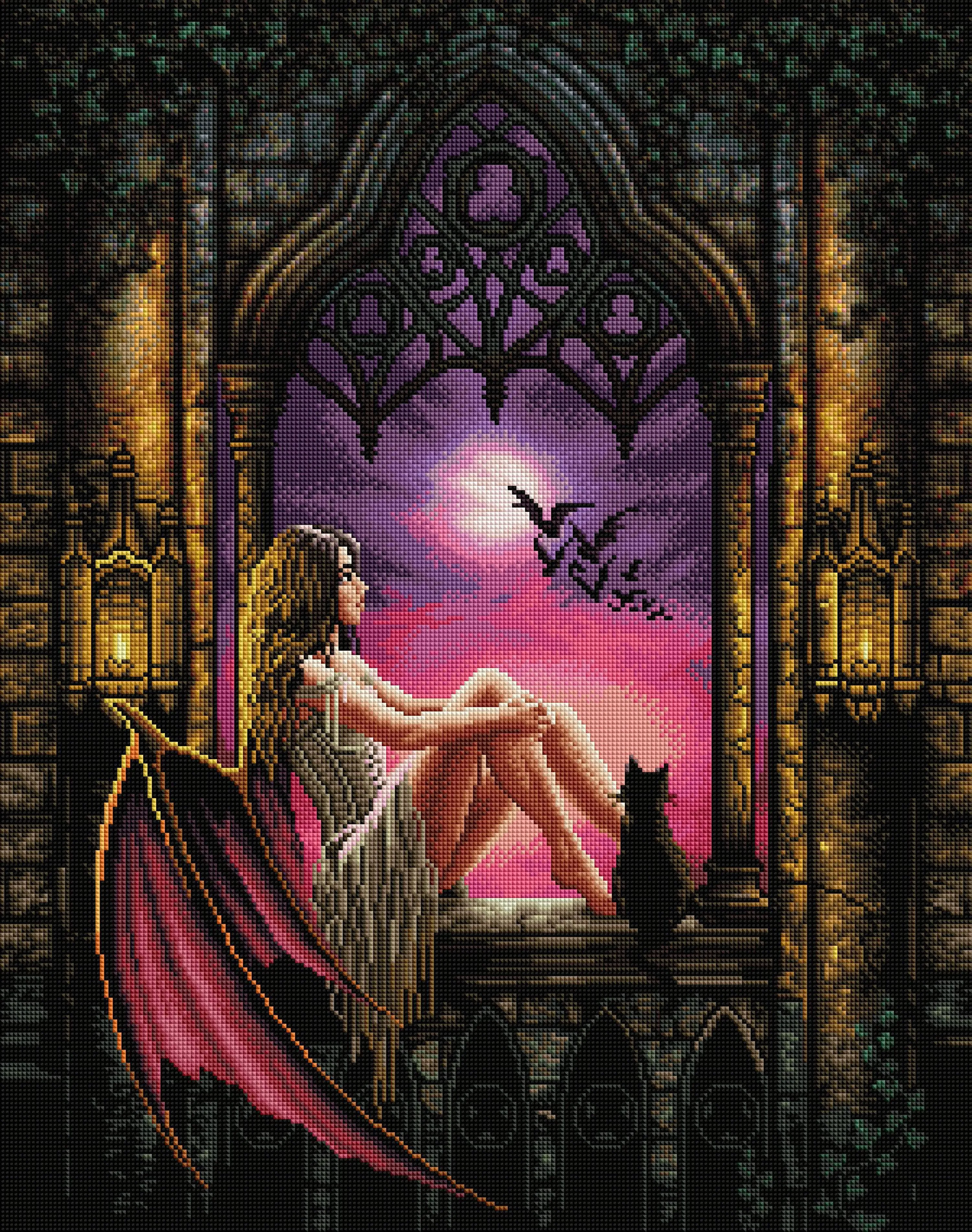 Children of the Night by Sarah Richter, Diamond Art Kit
