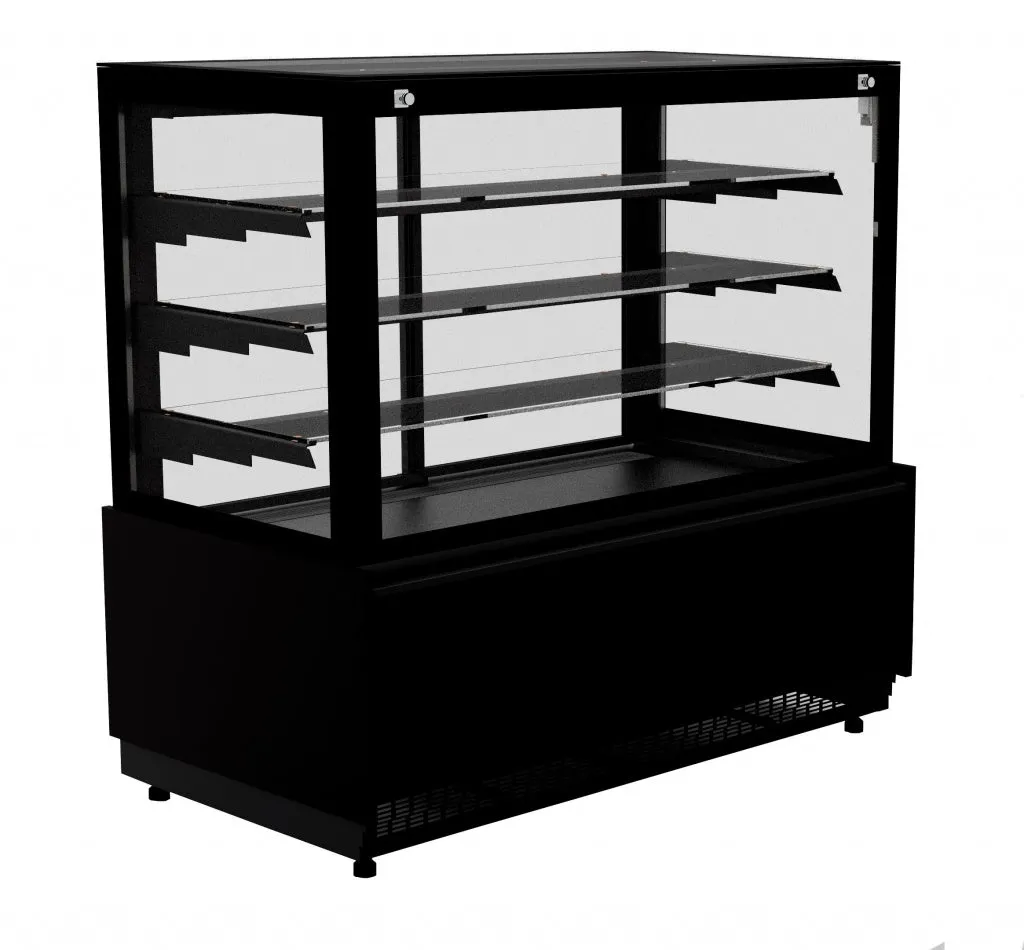 Combisteel Nero Deli Patisserie Flat Glass Display Fridge - 7486.0090